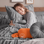 10-Piece Cinderella Comforter Set, Includes 4-Piece Sheet Set with Double Sided Storage Pockets