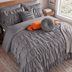 10-Piece Cinderella Comforter Set, Includes 4-Piece Sheet Set with Double Sided Storage Pockets