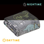 Glow In the Dark 50" x 60" Throw Blanket - Velvety Feel, 50 X 60 inches