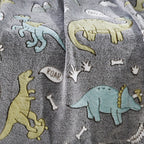 Glow In the Dark 50" x 60" Throw Blanket - Velvety Feel, 50 X 60 inches