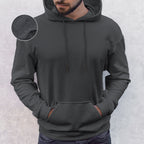 Men Casual Sherpa-Lined Cotton Hoodie