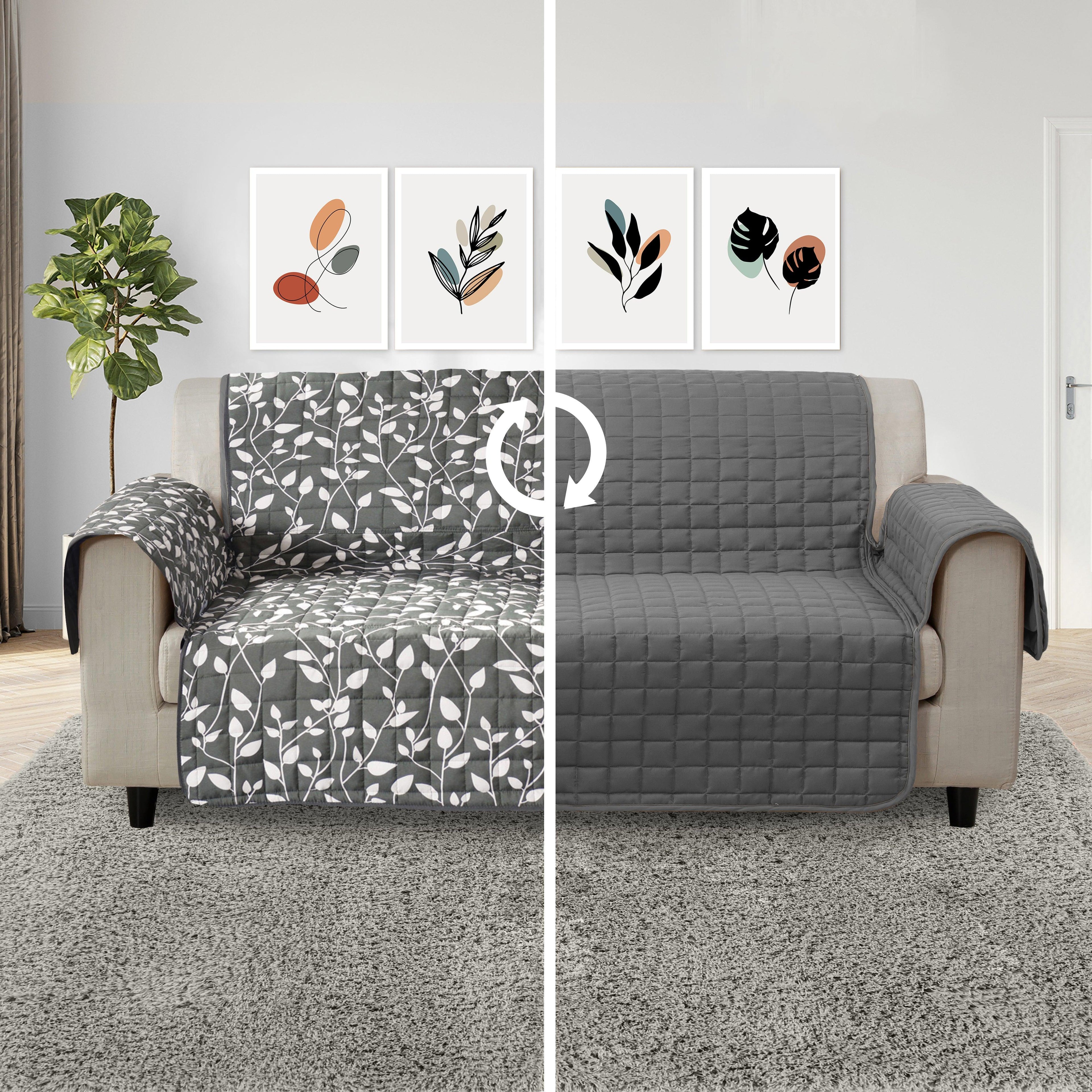 Leaves Design Reversible Smart Furniture Protectors