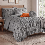 10-Piece Cinderella Comforter Set, Includes 4-Piece Sheet Set with Double Sided Storage Pockets