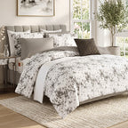10-Piece Tie-Dye Comforter Set, Includes 6-Piece Sheet Set with Double Sided Storage Pockets