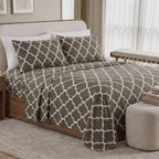 6-Piece Moroccan Trellis Printed Pattern - Soft as a Hotel Premium Quality