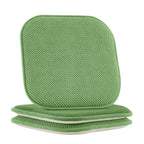 2-Pack Textured Chair Cushion Covers - Skid-Proof Rubber Backing