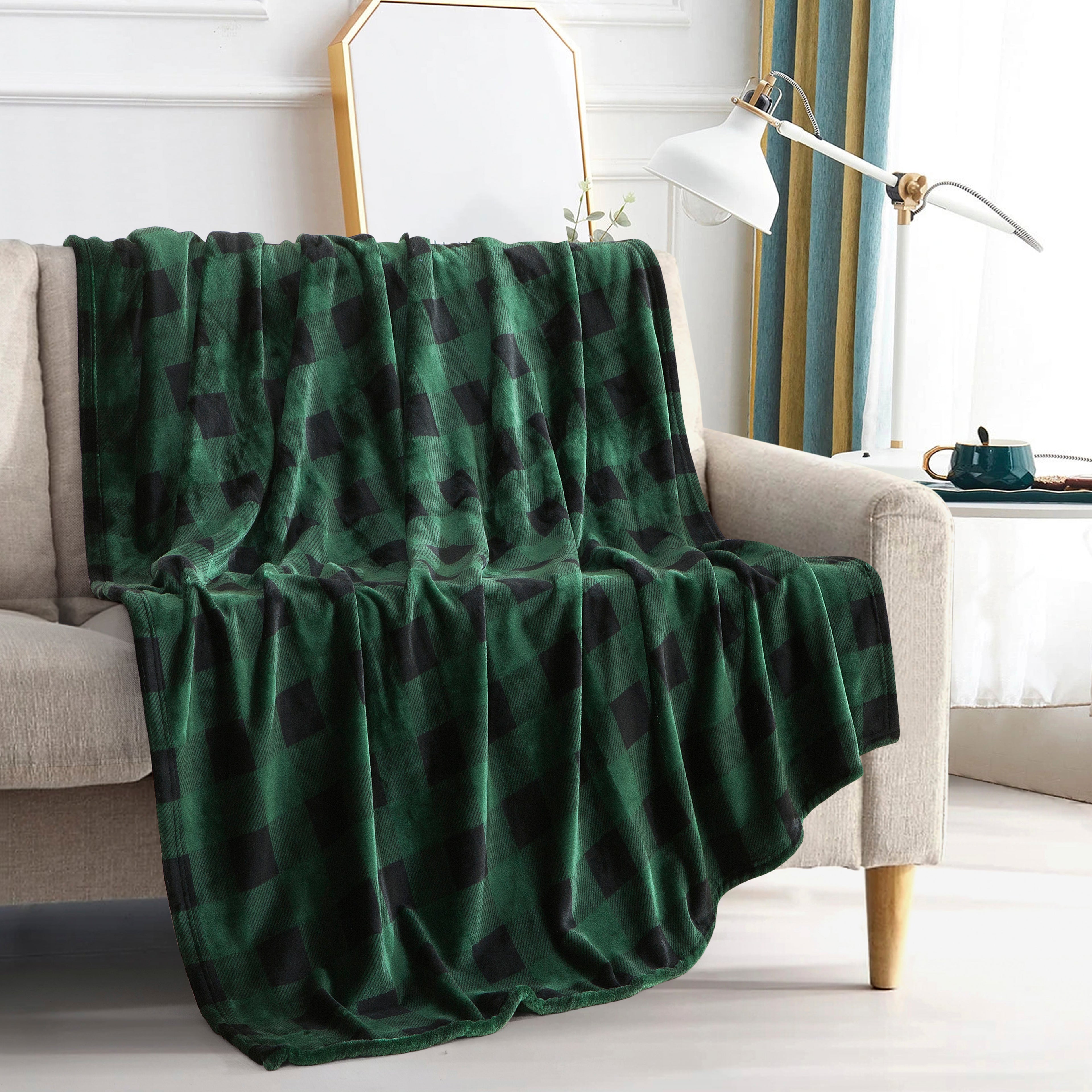 Plush All Season Lightweight Throw Blanket - 50 x 60 inches