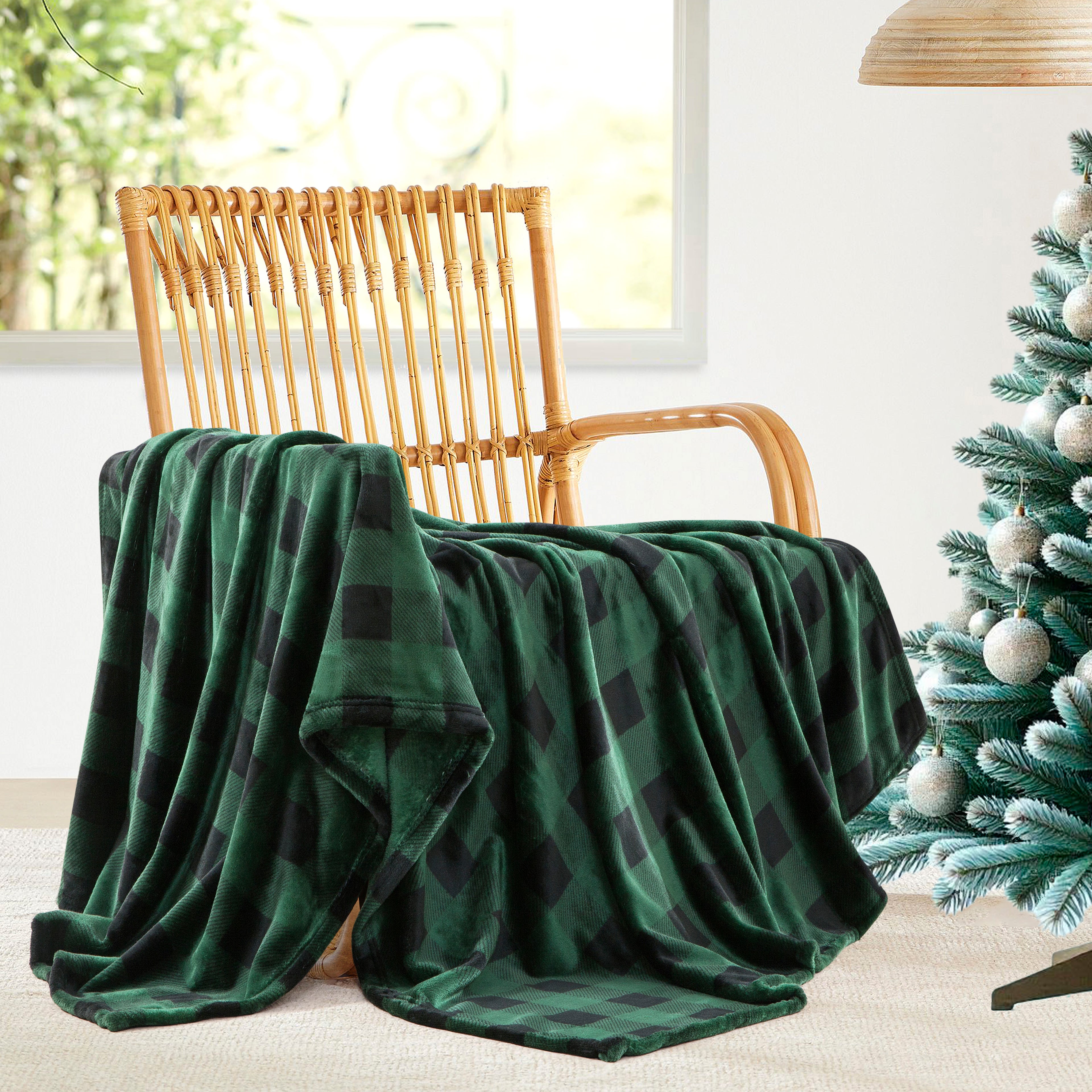 Plush All Season Lightweight Throw Blanket - 50 x 60 inches