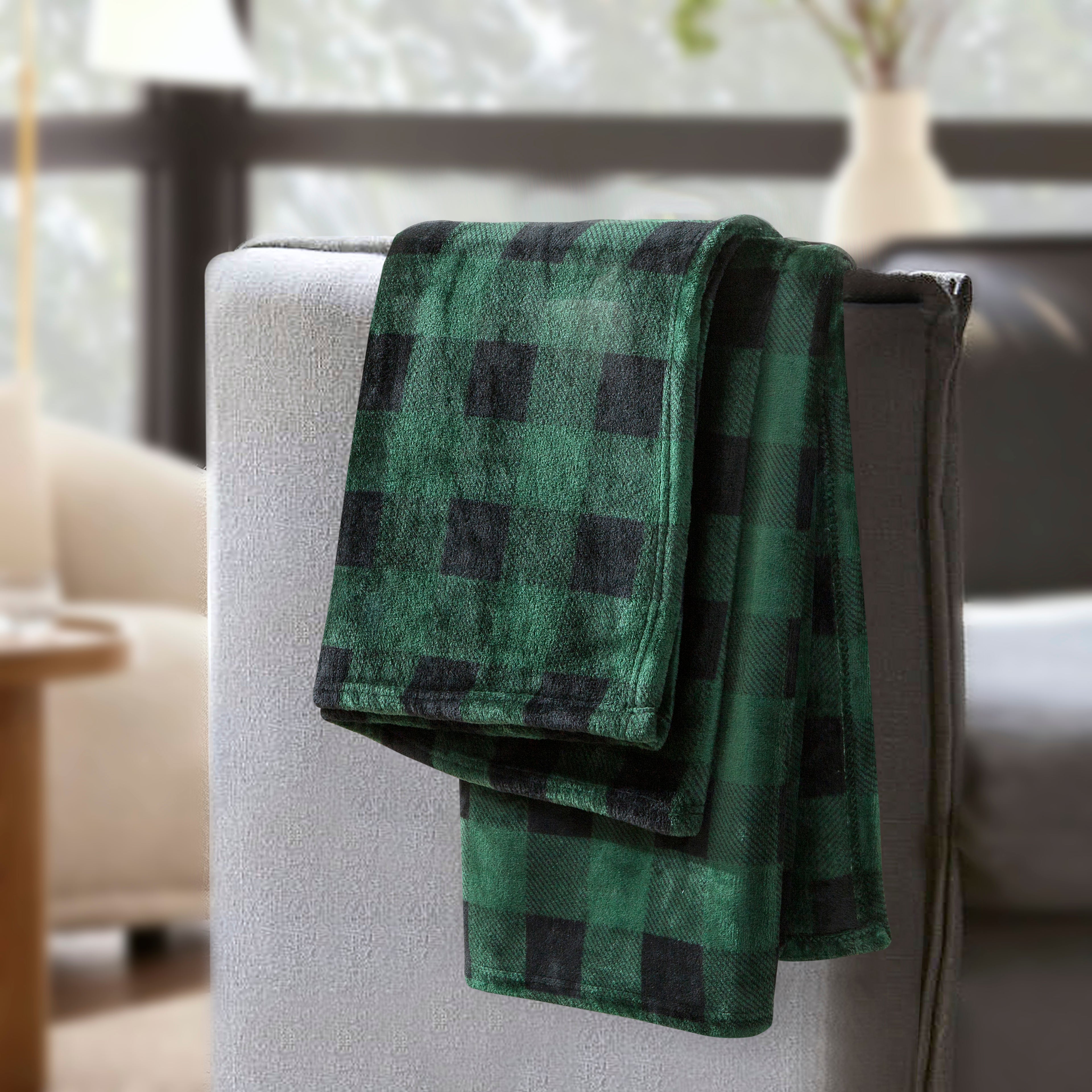 Plush All Season Lightweight Throw Blanket - 50 x 60 inches