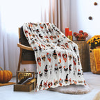 Halloween Theme Fleece Throw Blankets  - Velvety Feel, 50 x 60 inches