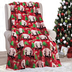 50" x 60" Holiday Velvet Plush Blanket Throw - 50 x 60 inches