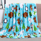 50" x 60" Holiday Velvet Plush Blanket Throw - 50 x 60 inches