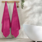 2-Pack Premium Turkish Cotton Braided Bath Towel Set, 27 x 54 inch
