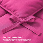 Essential 3-Piece Solid Duvet Cover Set