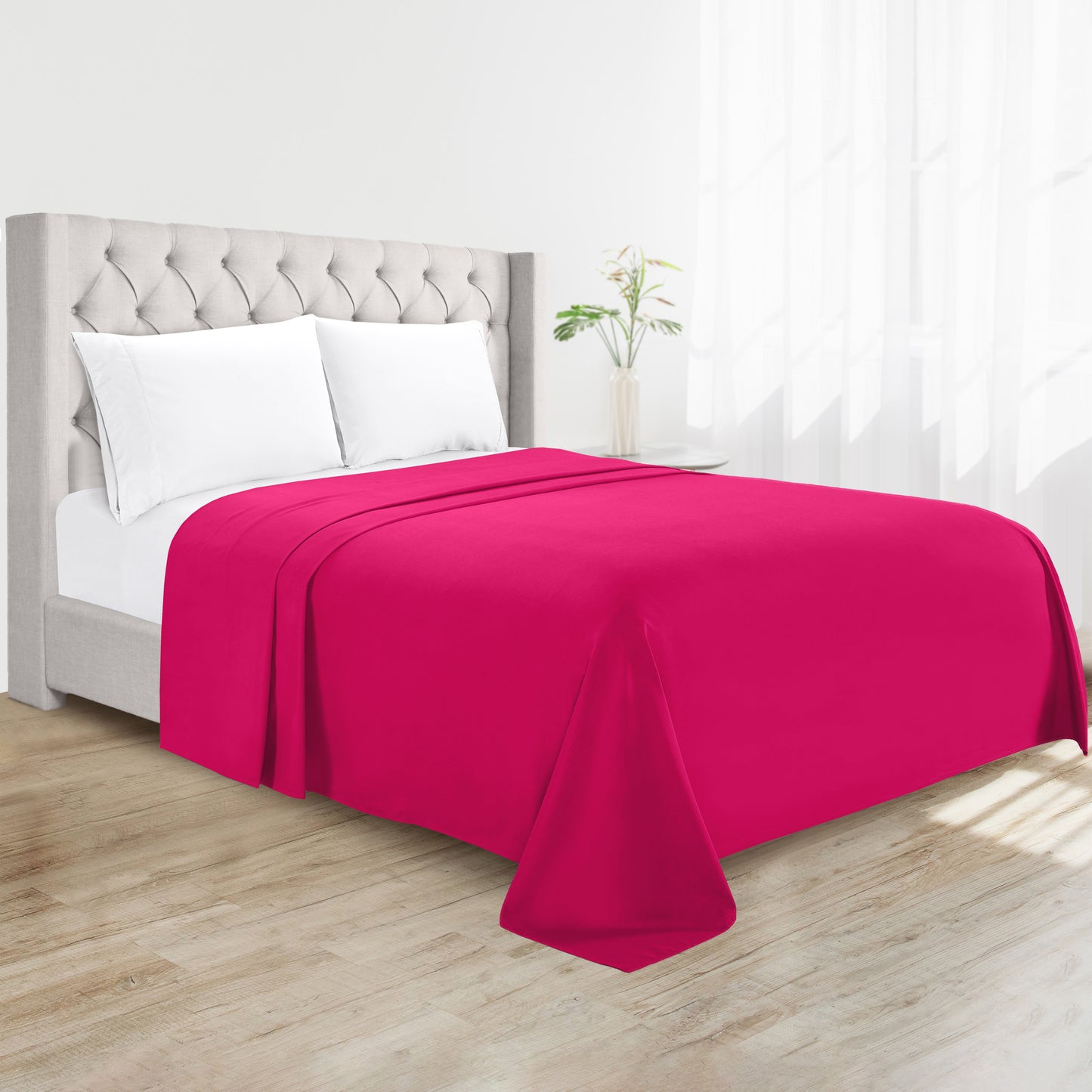 Elegant Comfort Essential Single Flat Sheet - Premium Hotel Quality