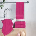 4-Pack Premium Turkish Cotton Hand Towel Set, 16 x 28 inch