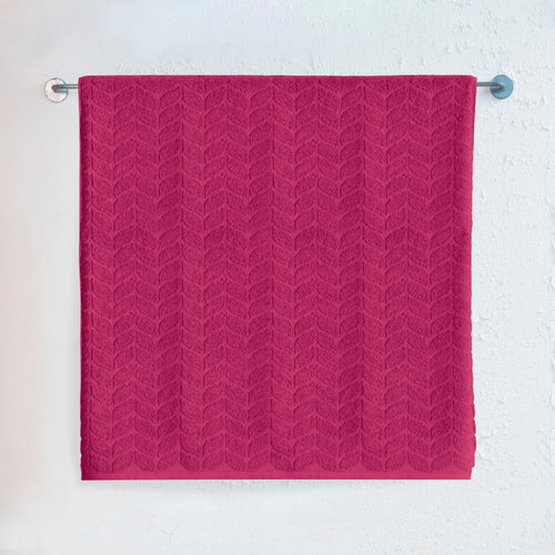 1-Piece Premium Turkish Cotton Braided Jumbo Towel, 35x 70 inch