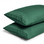 Set of 2 Pillowcases- 3 Line Embroidery