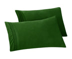 Set of 2 Pillowcases- 3 Line Embroidery