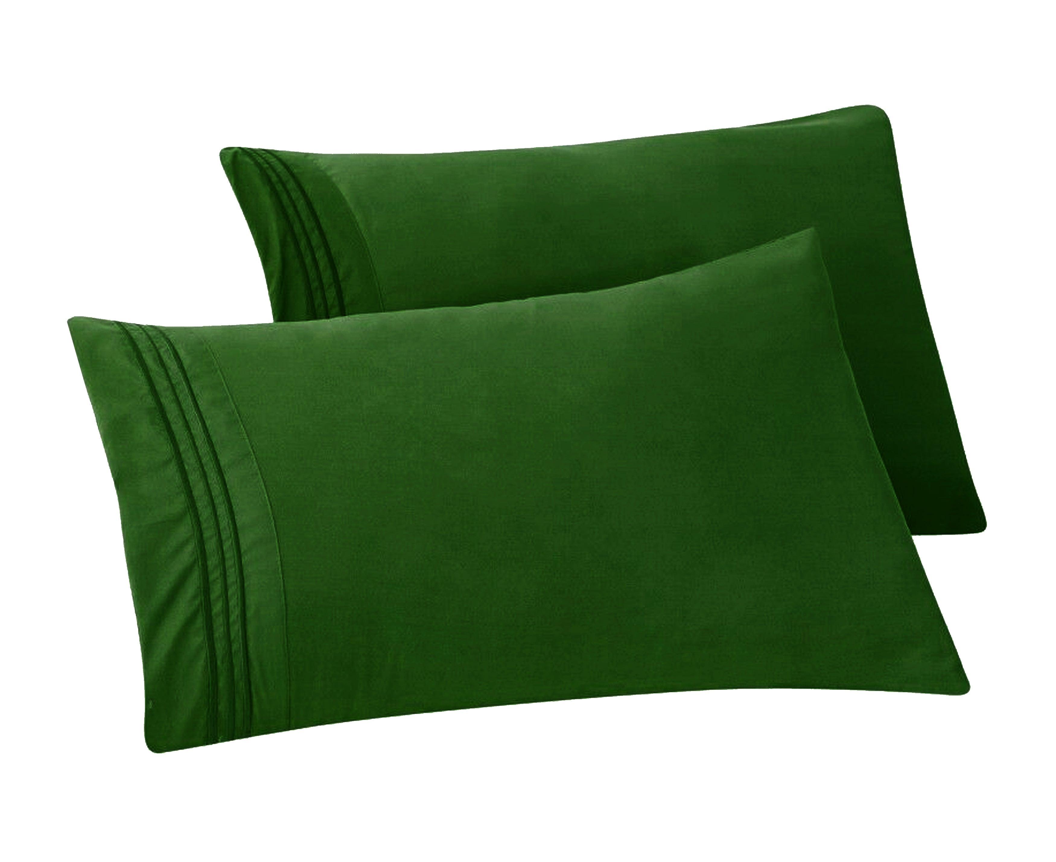 Set of 2 Pillowcases- 3 Line Embroidery