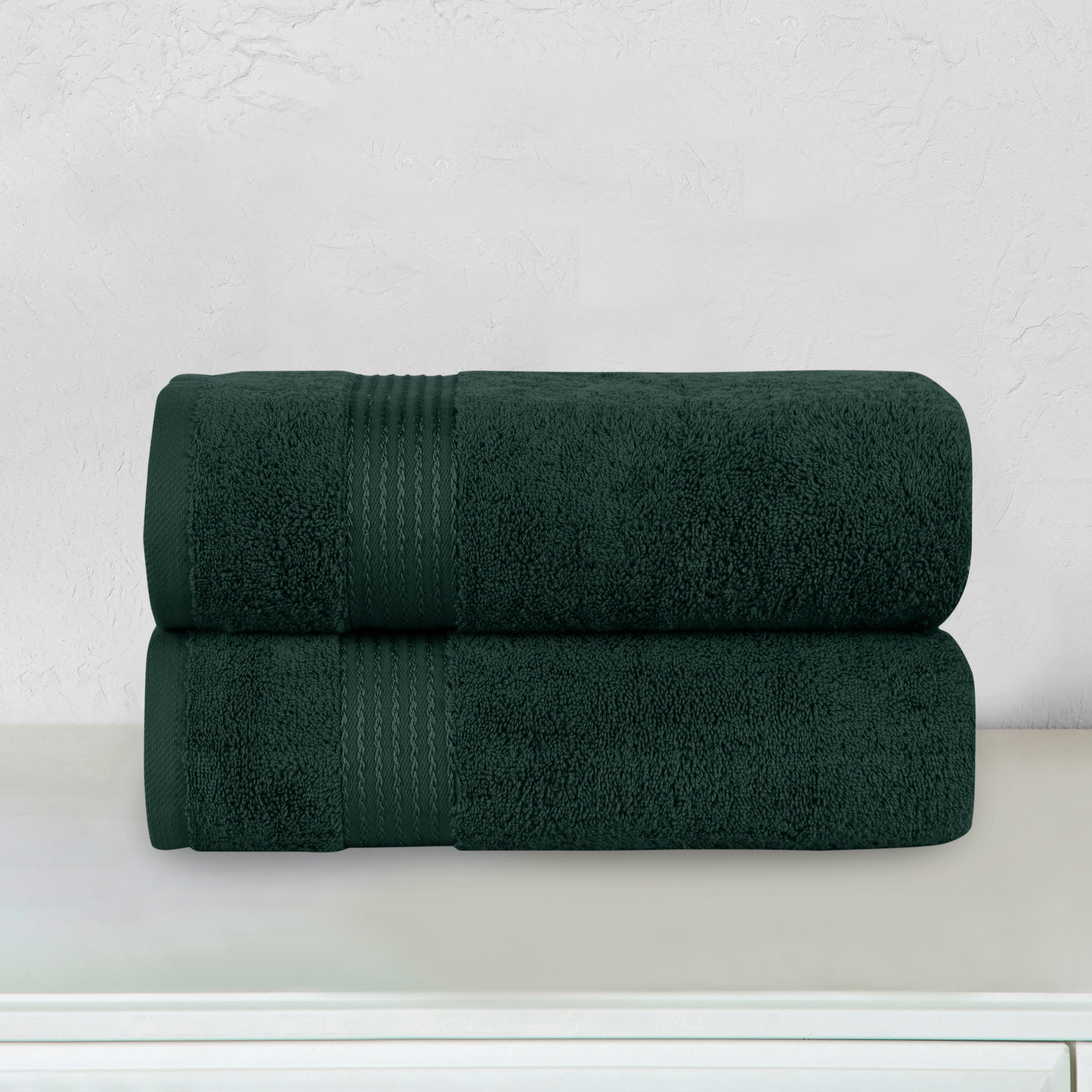 2-Pack Premium Turkish Cotton Bath Towel Set, 27 x 54 inch