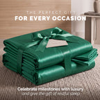 Fine 4-Piece Silky Satin Sheet Set, Moody Shades