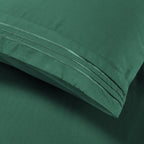 Essential 4-Piece 3-Line Embroidery Sheet Set, Soft as a Hotel Premium Quality,  Moody Shades