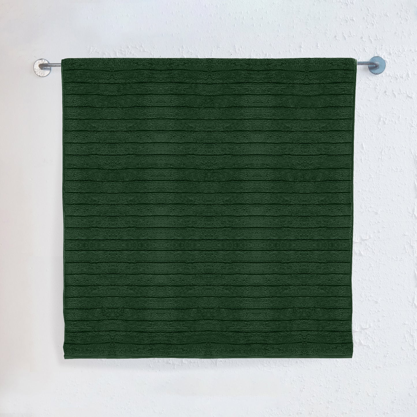 Elegant Comfort 1-Piece Premium Turkish Cotton Corduroy Stripe Jumbo Towel, 35x 70 inch