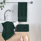 4-Pack Premium Turkish Cotton Hand Towel Set, 16 x 28 inch