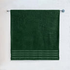 1-Piece Premium Turkish Cotton 4 Lines Stripe Jumbo Towel, 35x 70 inch