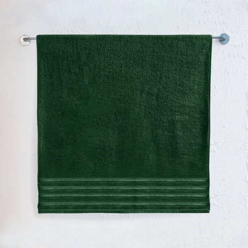 1-Piece Premium Turkish Cotton 4 Lines Stripe Jumbo Towel, 35x 70 inch