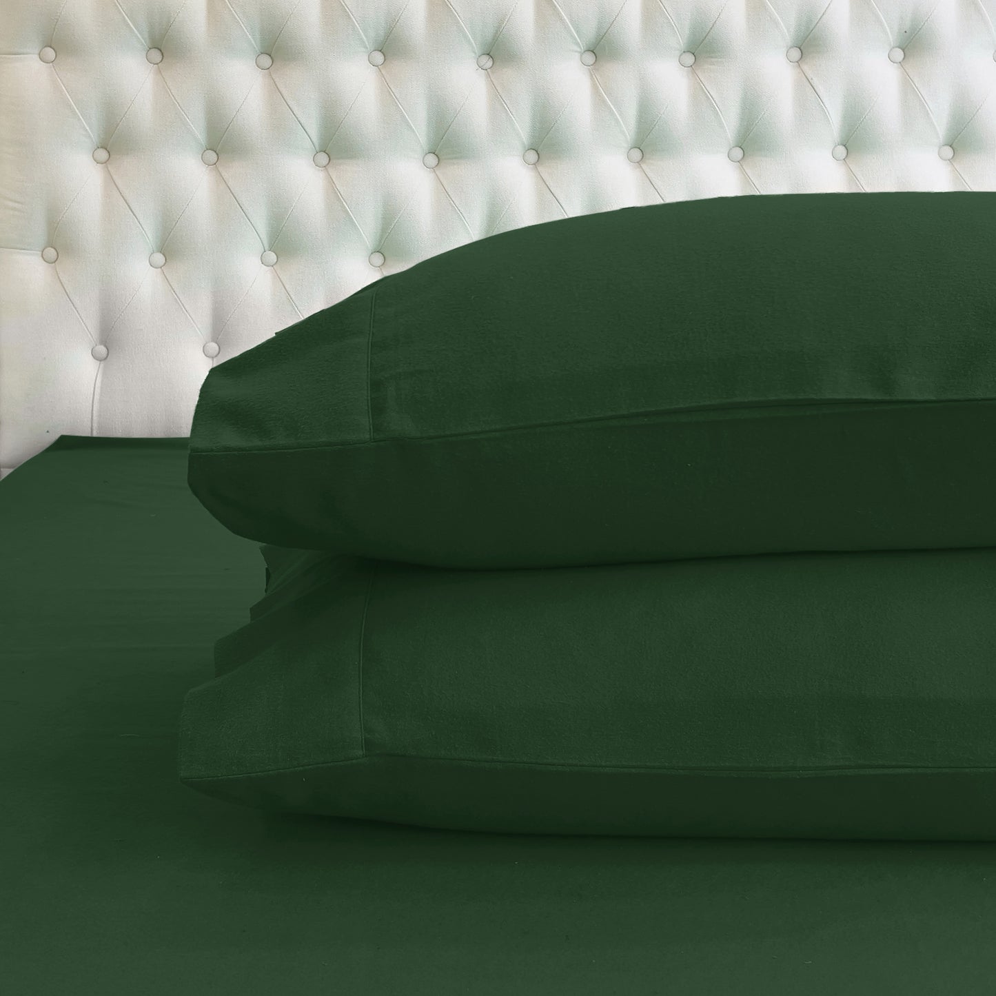 Elegant Comfort 4-Piece Cotton Flannel Sheet Set - 100% Turkish Cotton