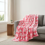 Valentine's Day 50" x 60" Throw - Love Theme Flannel Fleece Throw Blanket
