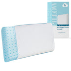 Cooling Memory Foam Pillow, Gel-Infused Filling