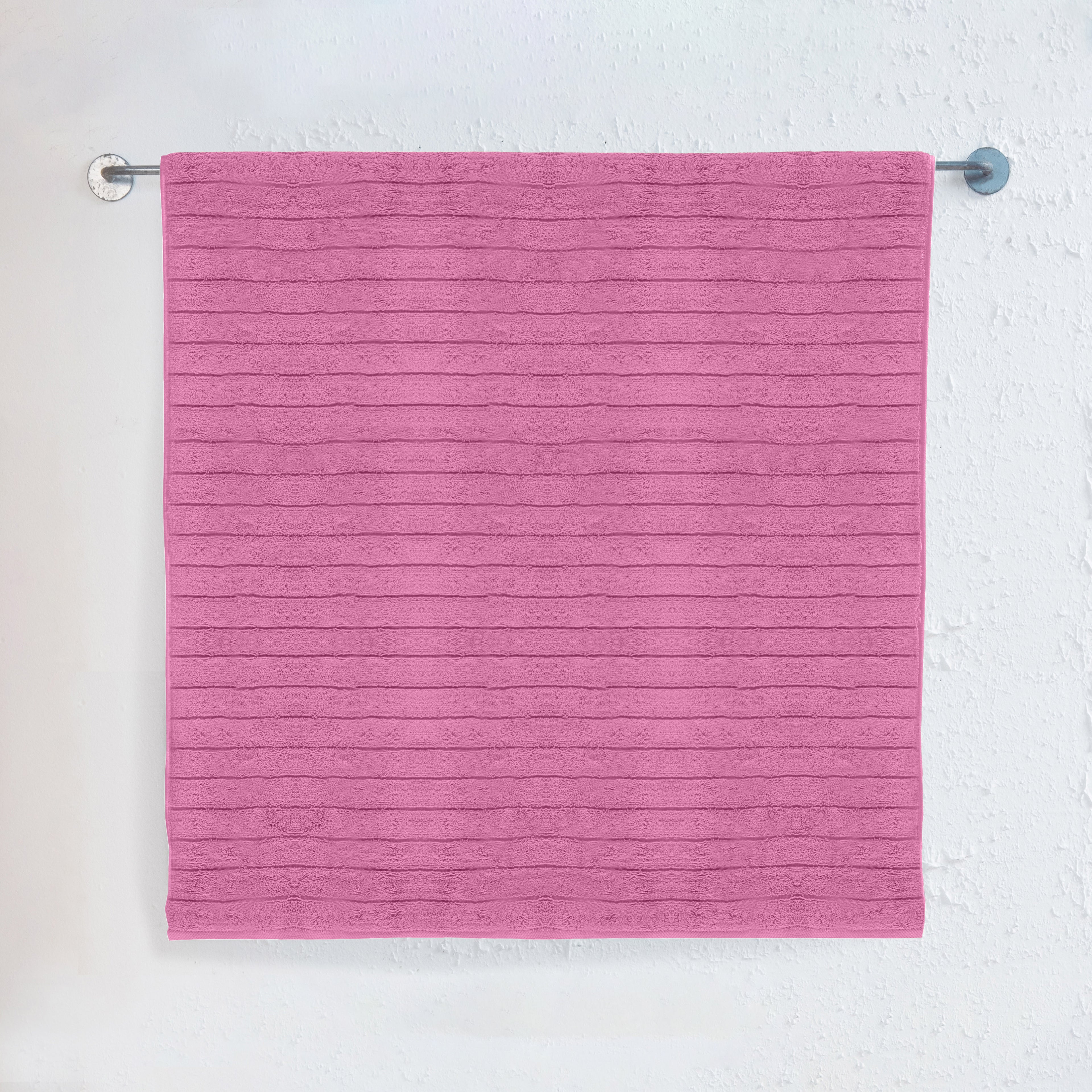 1-Piece Premium Turkish Cotton Corduroy Stripe Jumbo Towel, 35x 70 inch