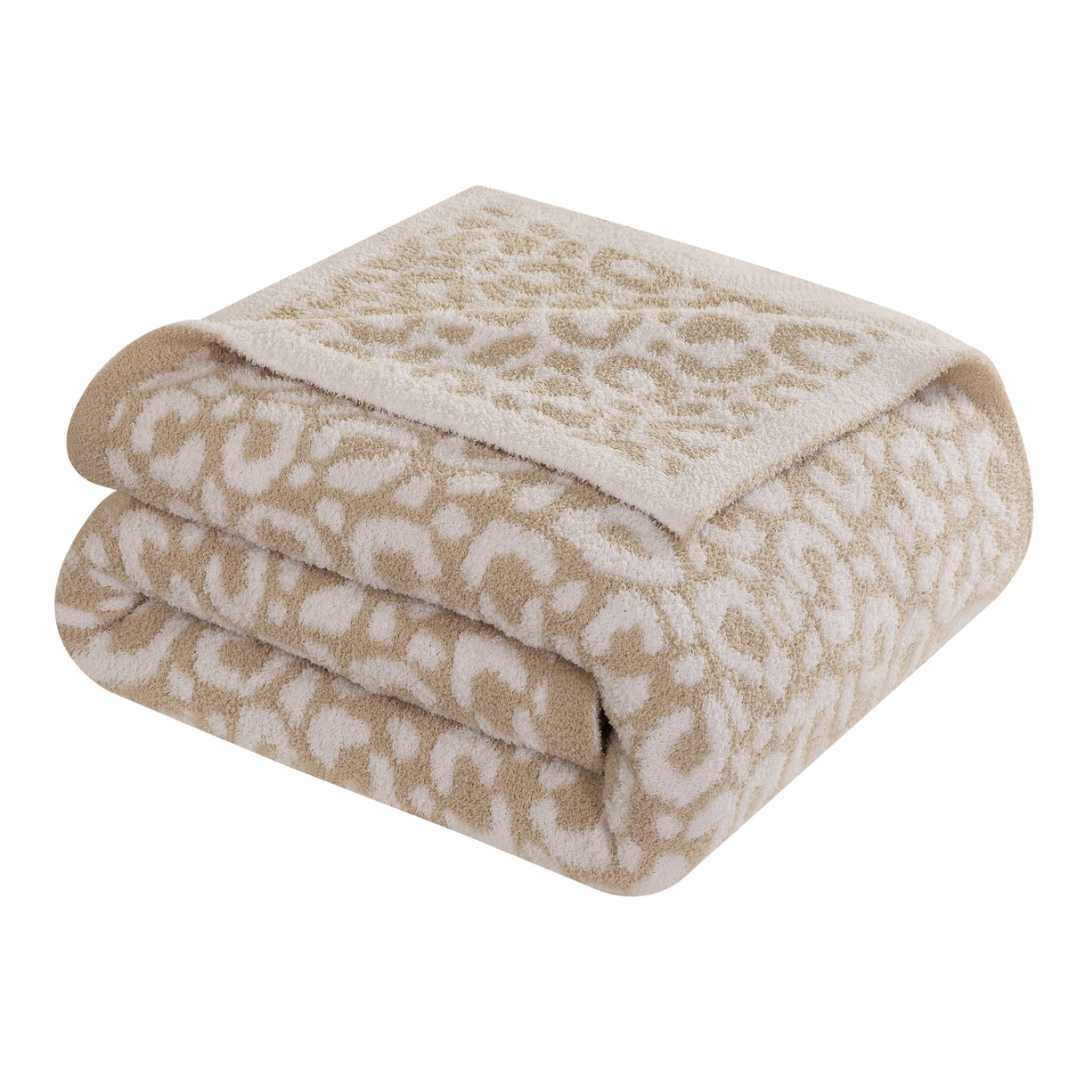 50" x 70"  Ultra Soft Checkered Knitted Throw Blanket