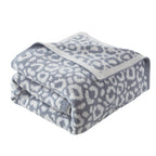 50" x 70"  Ultra Soft Checkered Knitted Throw Blanket