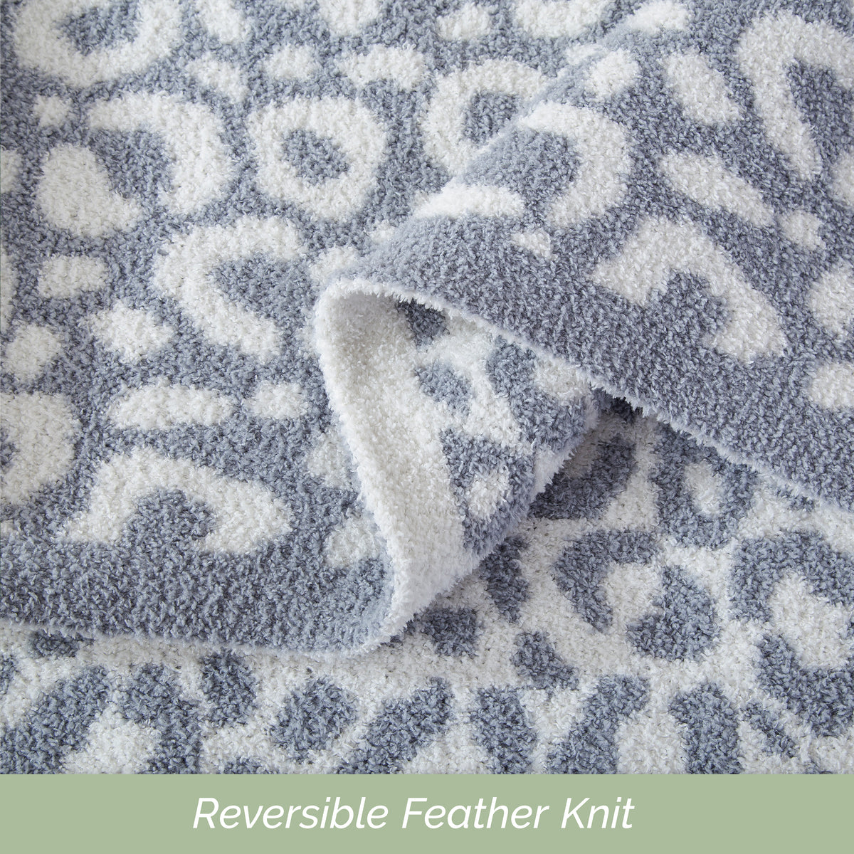 50" x 70"  Ultra Soft Checkered Knitted Throw Blanket