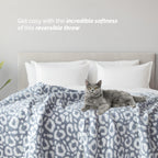 50" x 70"  Ultra Soft Checkered Knitted Throw Blanket