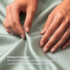 Fine 4-Piece Silky Satin Sheet Set, Bright Shades