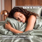 Fine 4-Piece Silky Satin Sheet Set, Bright Shades