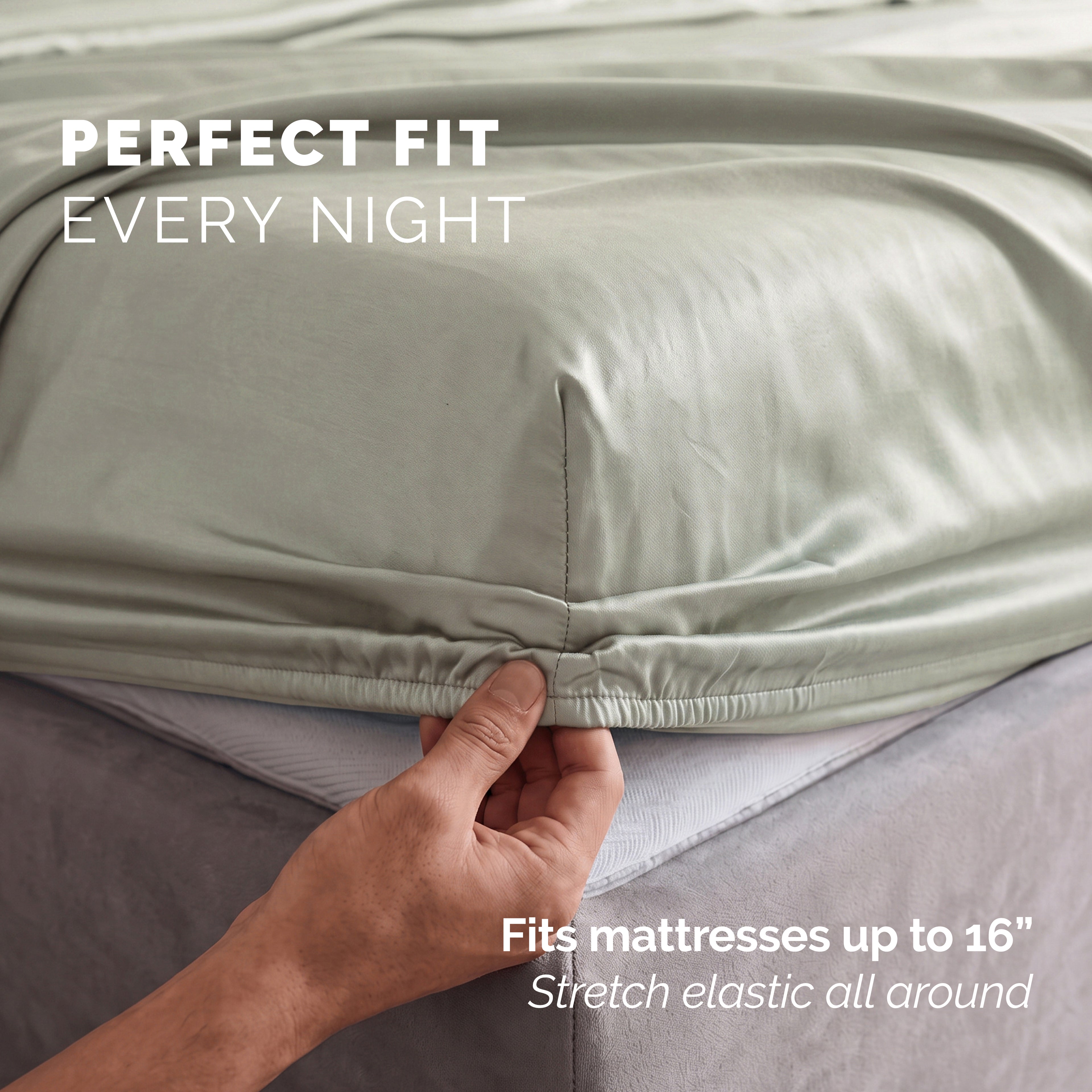 Fine 4-Piece Silky Satin Sheet Set, Bright Shades