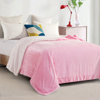 Reversible Sherpa Throw Blanket - Sherpa Back Throw Blanket