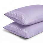 Set of 2 Pillowcases- 3 Line Embroidery