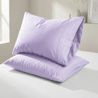 Set of 2 Pillowcases- 3 Line Embroidery