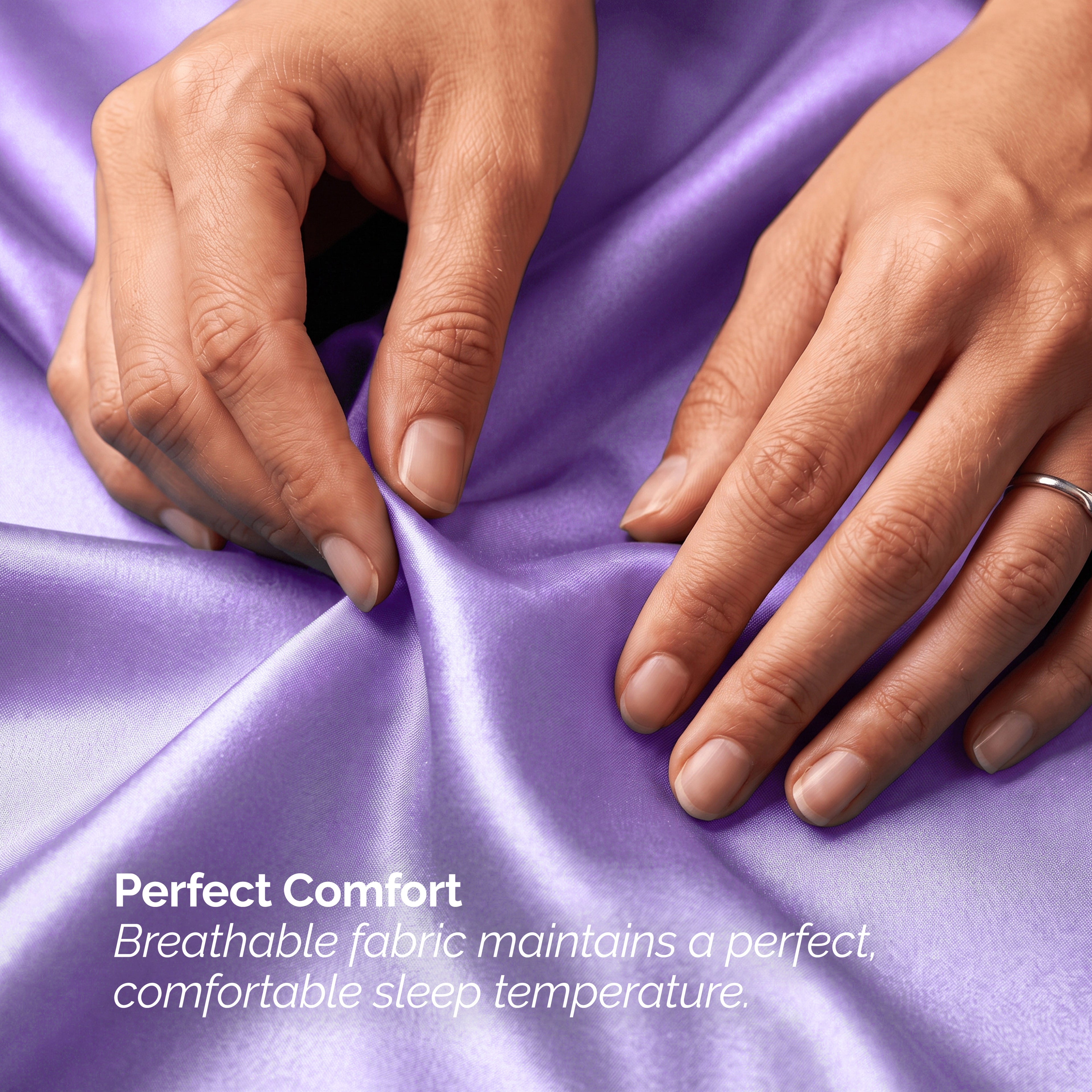 Fine 4-Piece Silky Satin Sheet Set, Bright Shades
