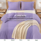 Essential 3-Piece Solid Duvet Cover Set