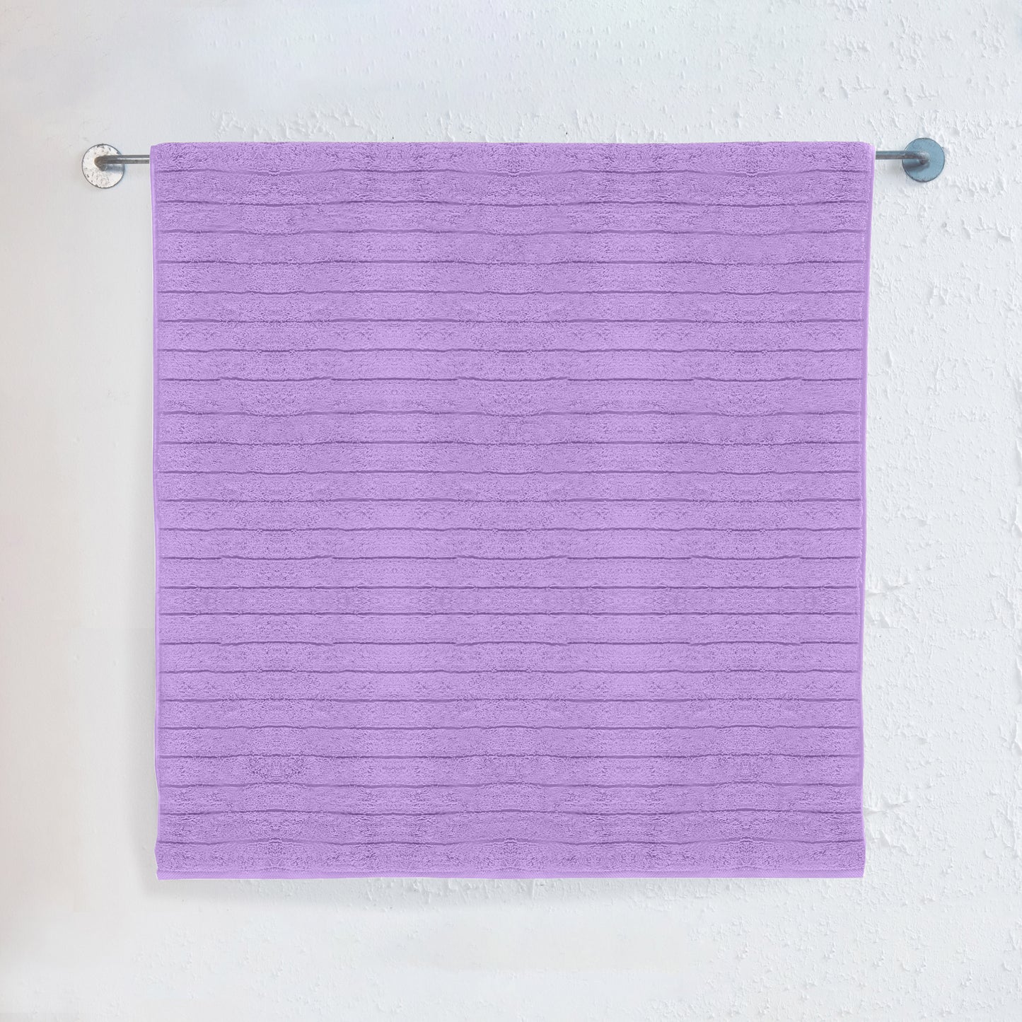 Elegant Comfort 1-Piece Premium Turkish Cotton Corduroy Stripe Jumbo Towel, 35x 70 inch