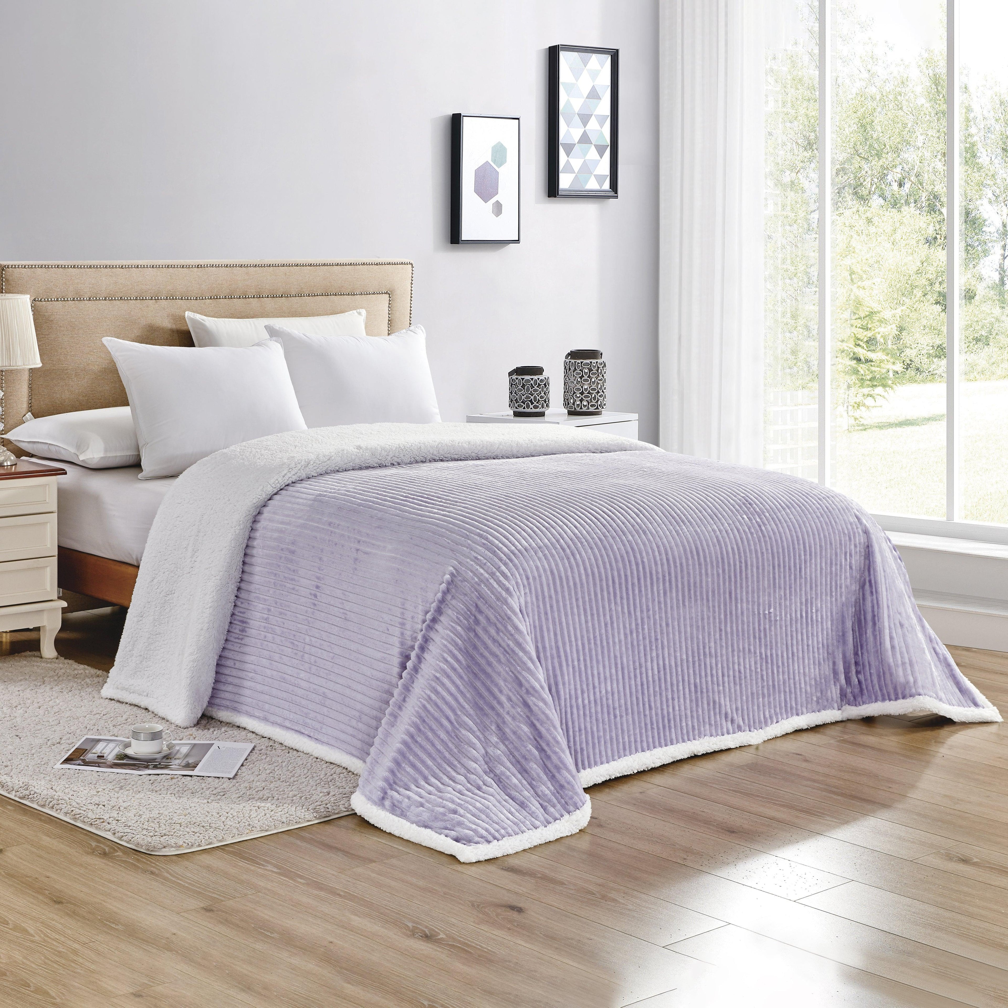 Corduroy Design Luxury Sherpa Blanket