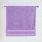 1-Piece Premium Turkish Cotton 4 Lines Stripe Jumbo Towel, 35x 70 inch